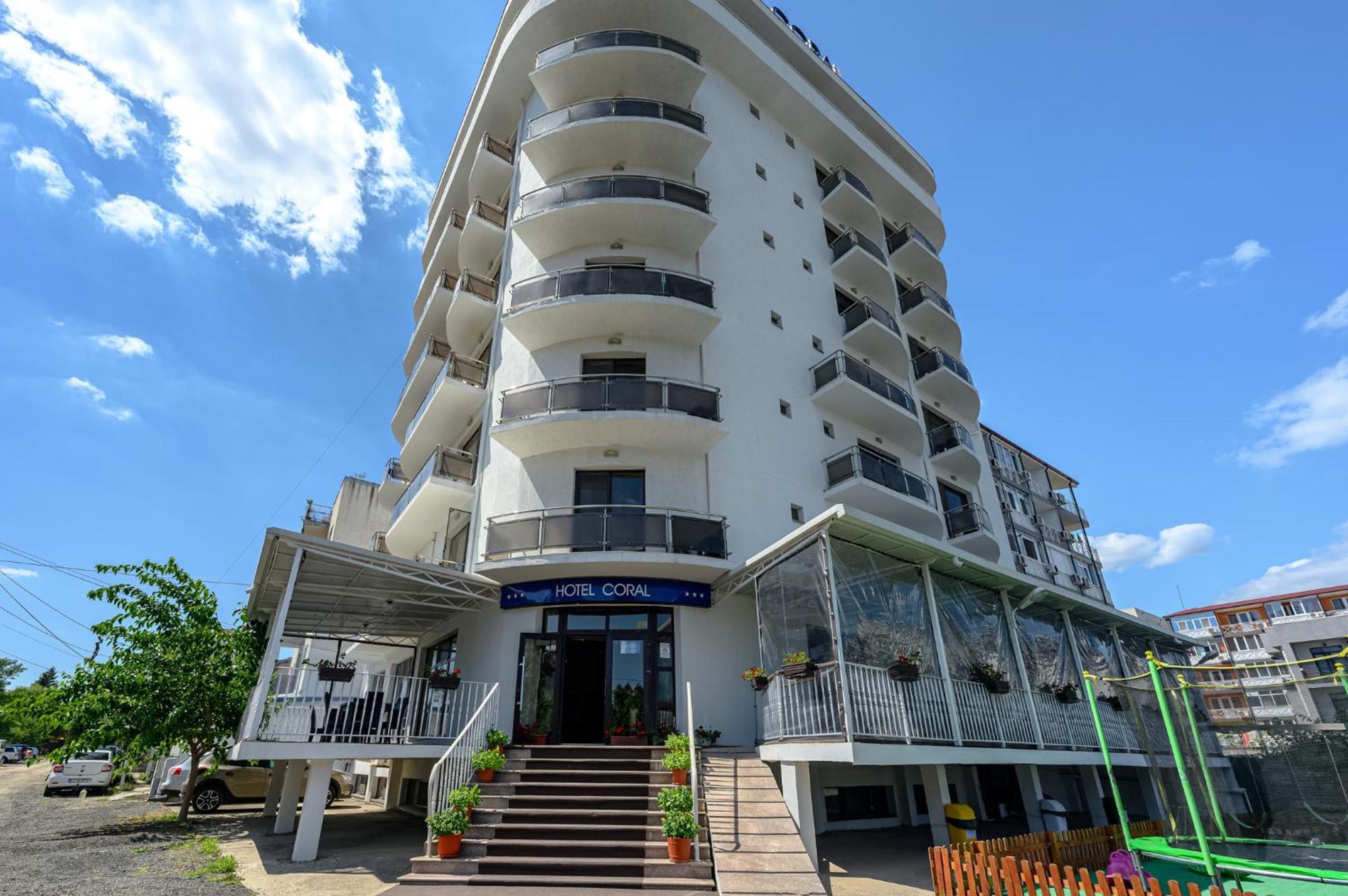Hotel Coral Eforie Bagian luar foto